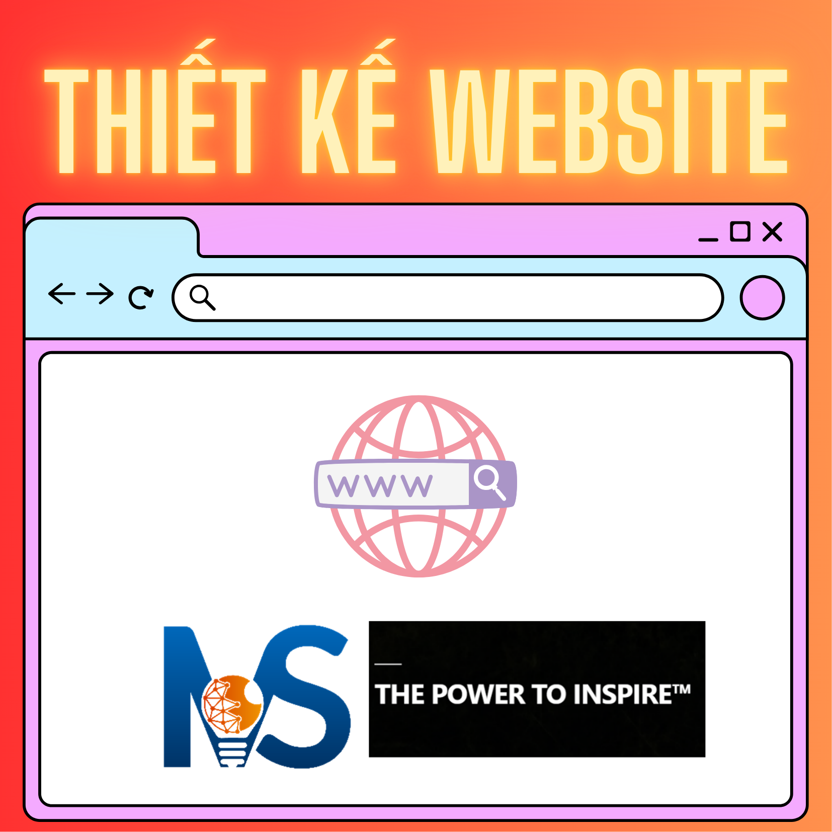 Minh họa dịch vụ thiết kế website chuyên nghiệp của IVS Tech Solutions